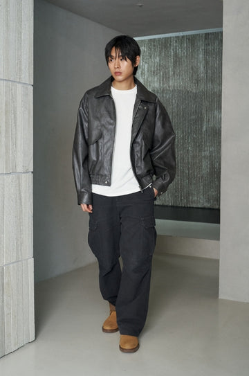 A-2 Washing Leather Jacket